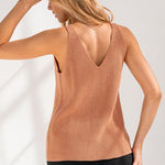 Front and Back Deep V-Neck Tank Top