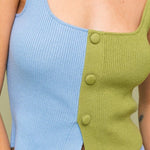 Color Block Knit Top