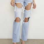 HIGH RISE BAGGY JEANS