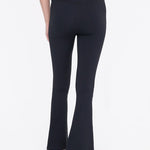 BRONZE - Ribbed Flare High-Waist Leggings