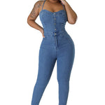 Poise Denim Jumpsuit