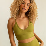 Twist Tank Activewear Tank + Bra